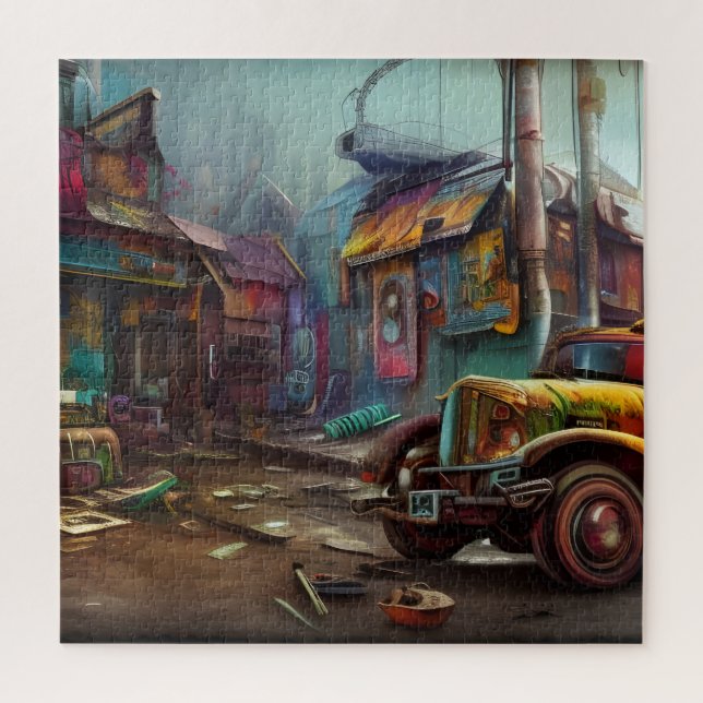 Puzzle Mi pequeño patio de basura (Vertical)