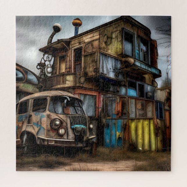 Puzzle Mi pequeño patio de basura (Vertical)