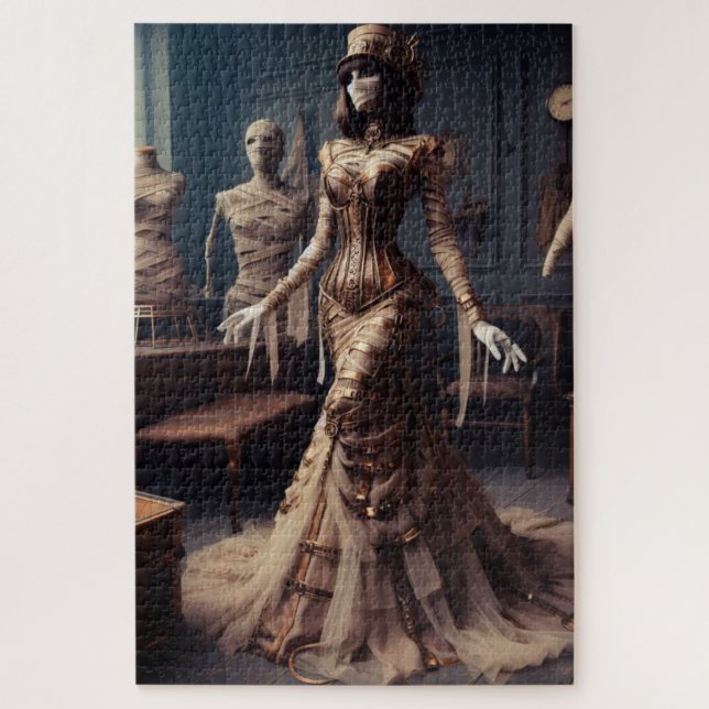 Puzzle Mi reina Steampunk victoriana gótica (Vertical)