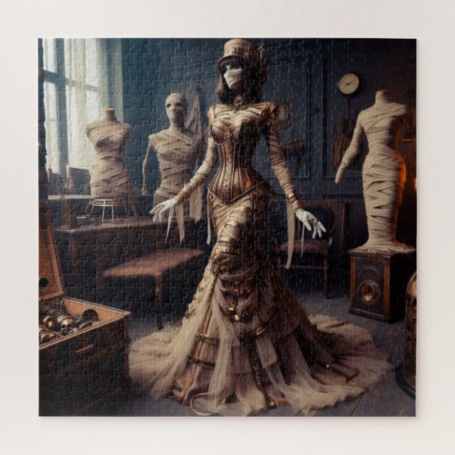 Puzzle Mi reina Steampunk victoriana gótica (Vertical)