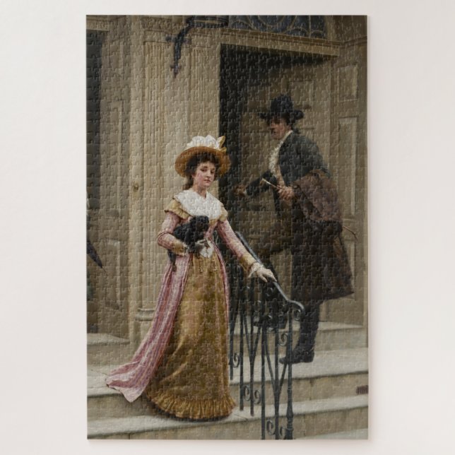 Puzzle Mi vecino de al lado (Pareja de vuelo) (Belleza) (Vertical)