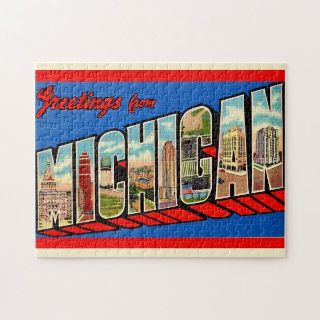 Puzzle Michigan Monumentos 11x14 (Horizontal)
