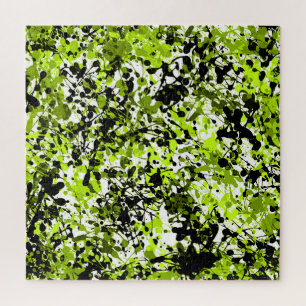 Puzzle Microgreens Verdes y Negros