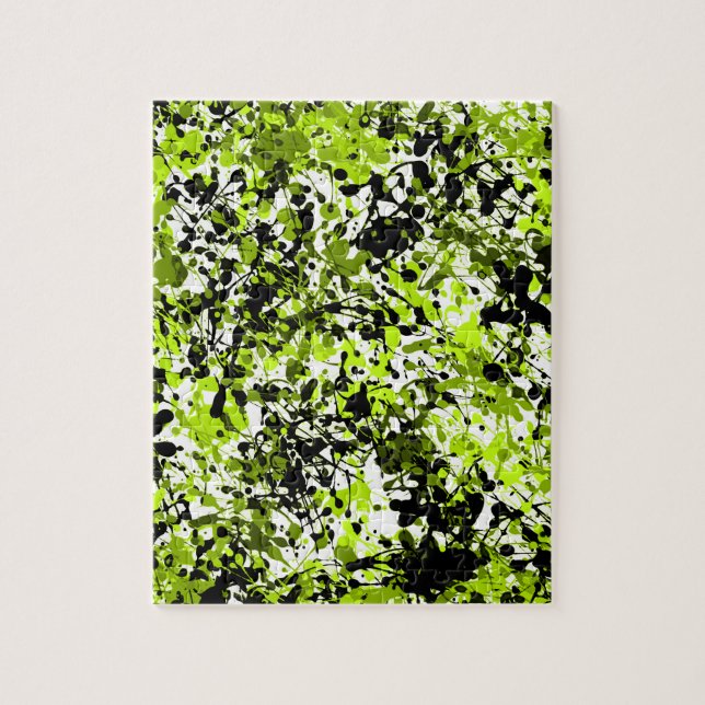 Puzzle Microverdes verdes verdes y negros (Vertical)