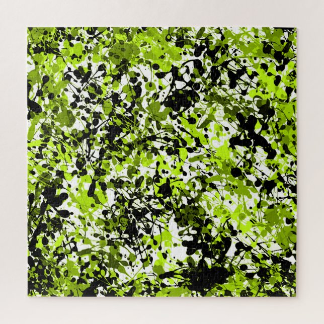 Puzzle Microverdes verdes verdes y negros (Vertical)