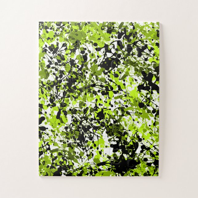 Puzzle Microverdes verdes verdes y negros (Vertical)