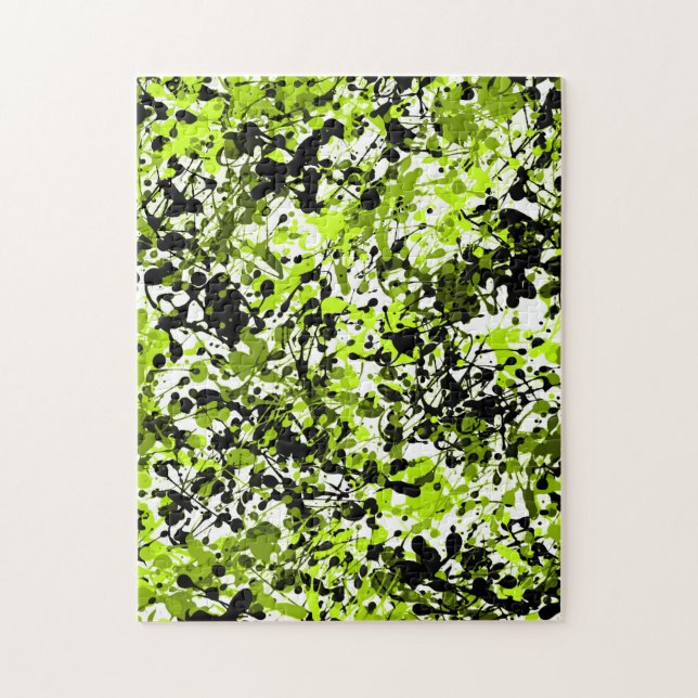 Puzzle Microverdes verdes verdes y negros (Vertical)