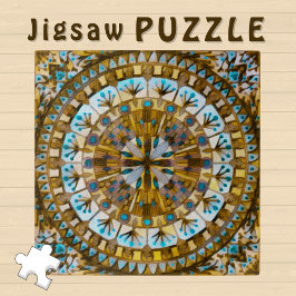 Puzzle Miel amarilla del mosaico del Boho Mosaic -