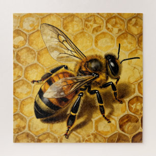 Puzzle Miel de abeja Panal Dorado Naturaleza