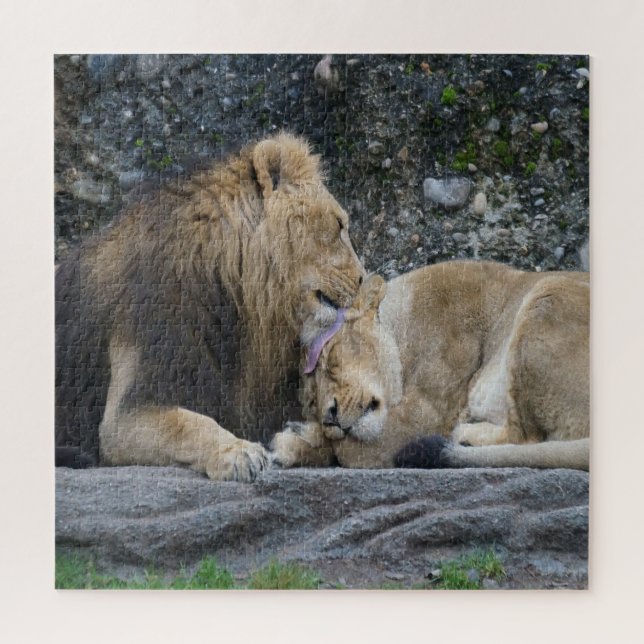 Puzzle Mighty Lion Love (Vertical)