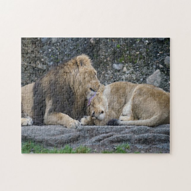 Puzzle Mighty Lion Love (Horizontal)