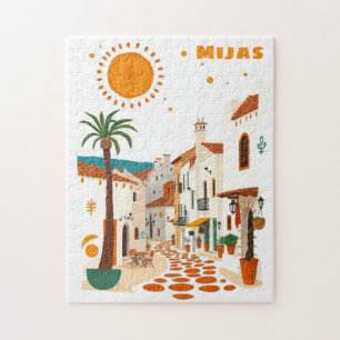 Puzzle Mijas vacaciones España Andalucia Costa del Sol 