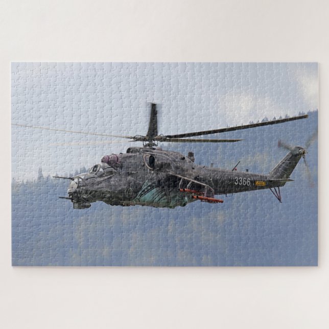 Puzzle Mil Mi-24 Hind (Horizontal)