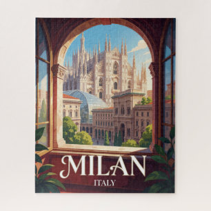 Puzzle Milan Italia Duomo Viajes Históricos 