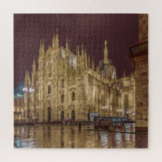 Puzzle Milán - Piazza Duomo - Plaza de la Catedral - por 