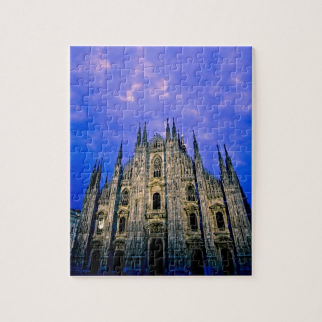 Puzzle Milano Duomo al amanecer - 8x10 - 110 pc (Vertical)