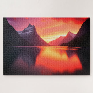 Puzzle Milford Peak Sunset