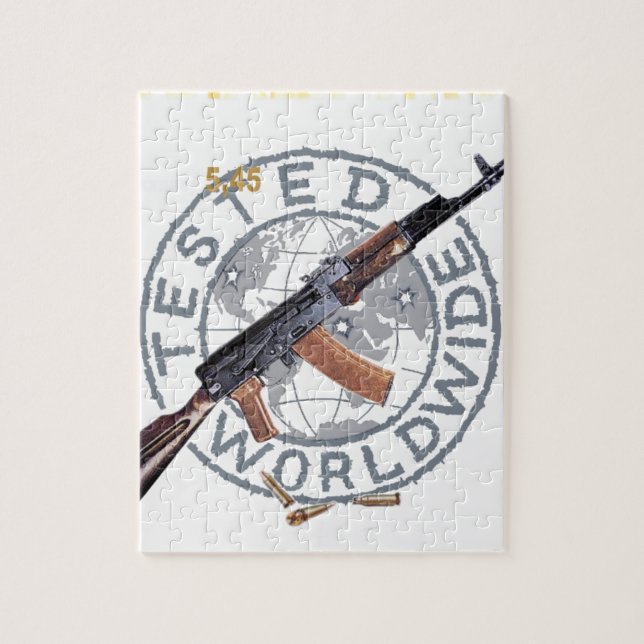 PUZZLE MILITARES RUSOS RAROS DEL ARMA DEL KALASHNIKOV DEL (Vertical)