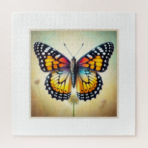 Puzzle Milkweed Butterfly 080824IREF205 - Watercolor
