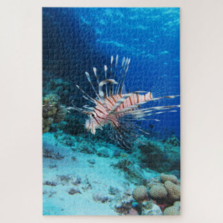 Puzzle Millas de Lionfish o Pterois, peces de arrecifes o