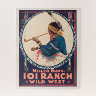 Puzzle Miller Bros. Ranch 101, Poster de Círculo Oeste Sa