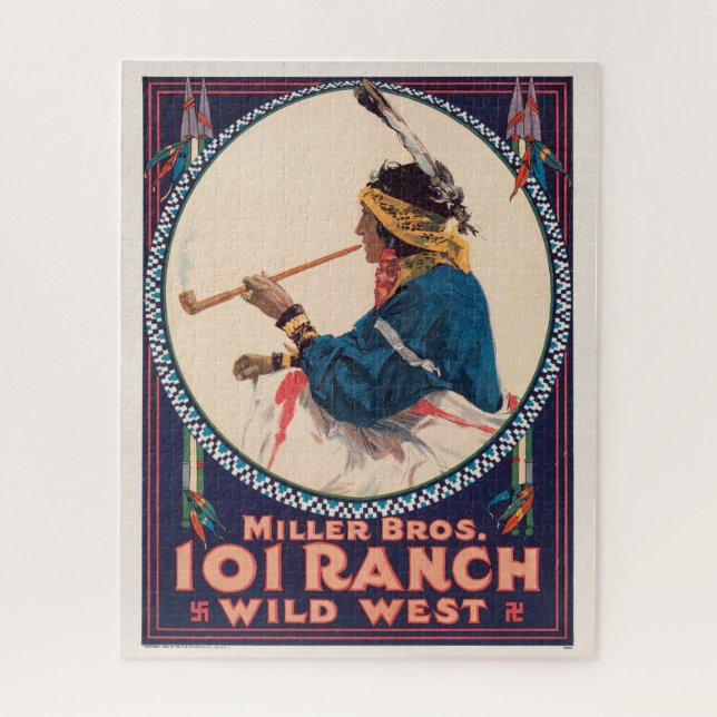 Puzzle Miller Bros. Ranch 101, Poster de Círculo Oeste Sa (Vertical)