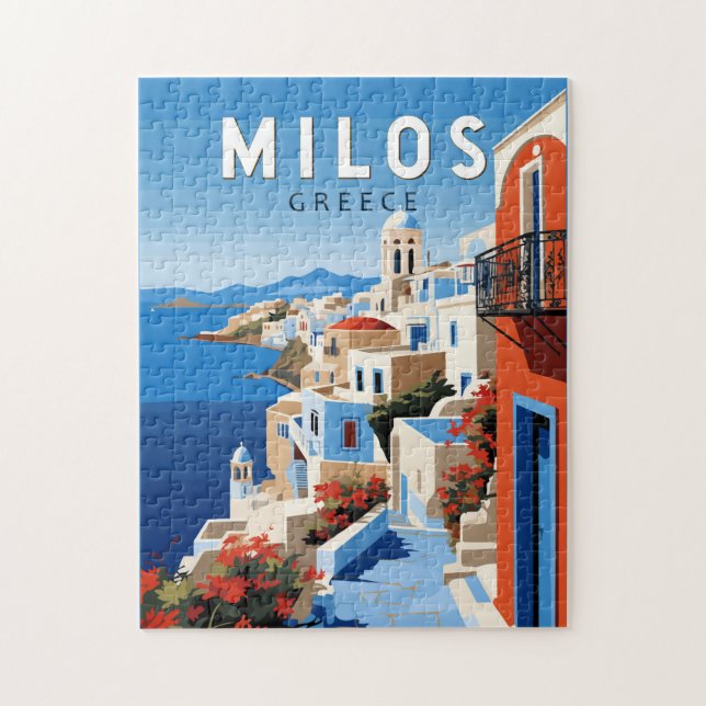 Puzzle Milos Grecia Viaje al arte (Vertical)