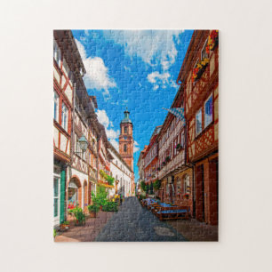 Puzzle Miltenberg Odenwald Baviera Alemania.