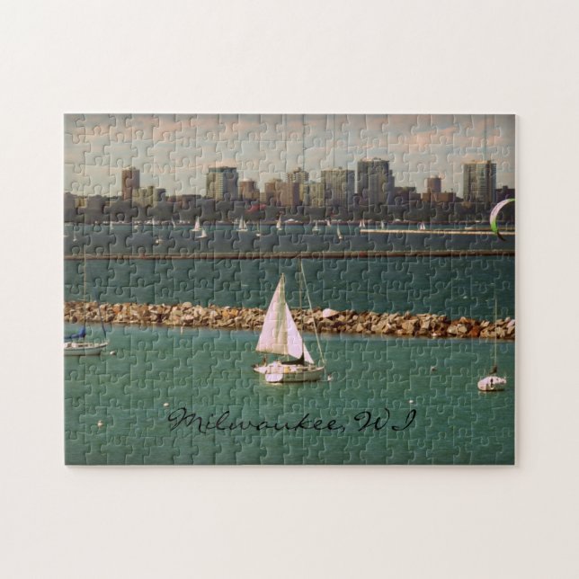 Puzzle Milwaukee, horizonte de los WI (Horizontal)