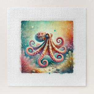 Puzzle Mimic Octopus 300824AREF131 - Watercolor