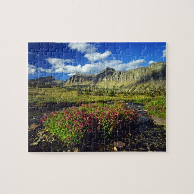 Puzzle Mimulus de Logan Pass en Glacier National (Horizontal)