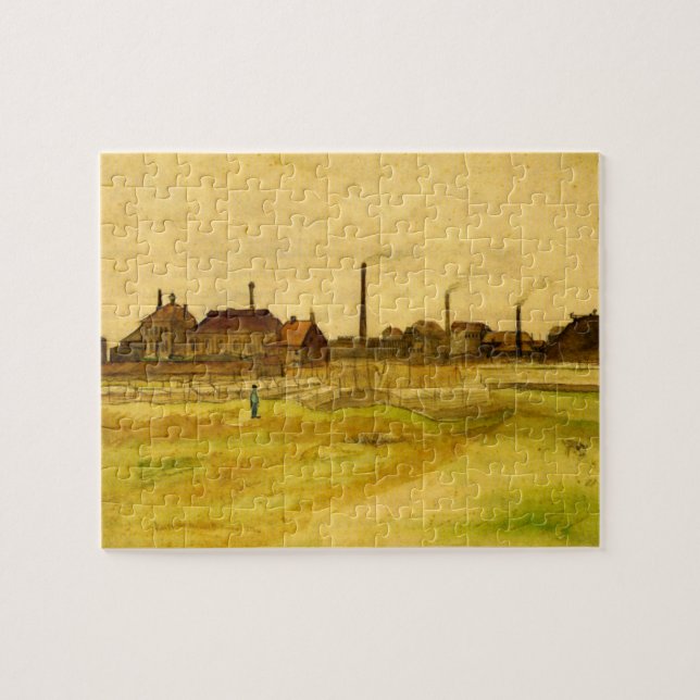 Puzzle Mina de carbón en el Borinage de Vincent van Gogh (Horizontal)