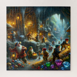 Puzzle Mina de Gemas Enanas Encantada