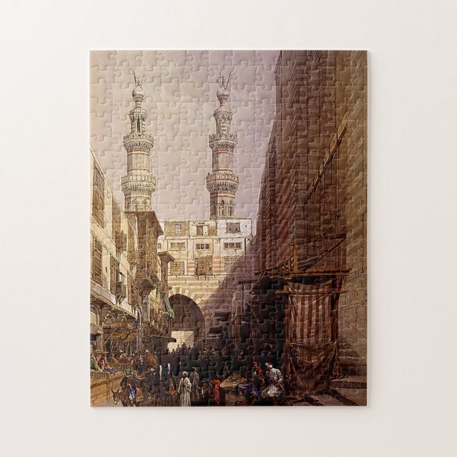 Puzzle Minaretes y entrada de Metwaleys Roberts/Haghe Art (Vertical)