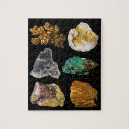 Puzzle Minerales - Ametisto De Malaquita De Geode De Cobr