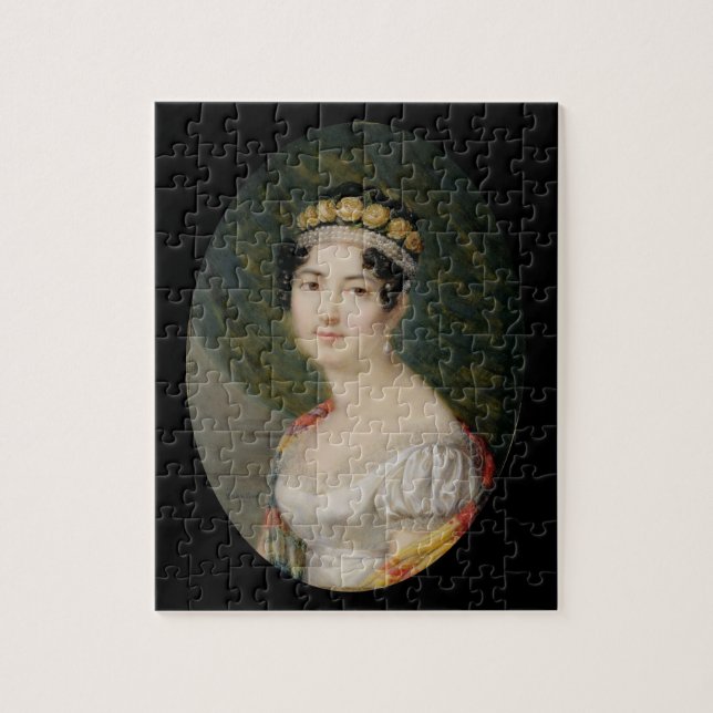 Puzzle Miniatura del retrato de la emperatriz Josephine (Vertical)
