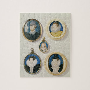 Puzzle Miniaturas, L a R, T a B: Hombre con una mano f