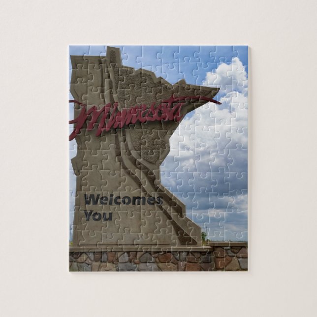 Puzzle Minnesota le acoge con satisfacción (Vertical)