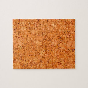 Puzzle Mirada de madera maciza del grano del corcho