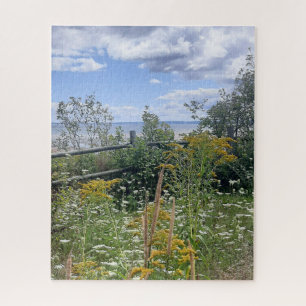 Puzzle Mirador de pradera con flores de verano