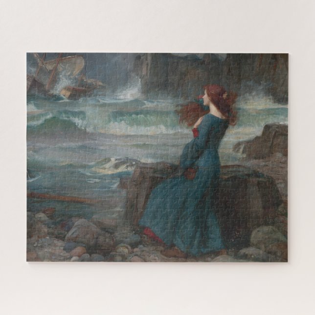 Puzzle Miranda Tempest John William Waterhouse Art (Horizontal)