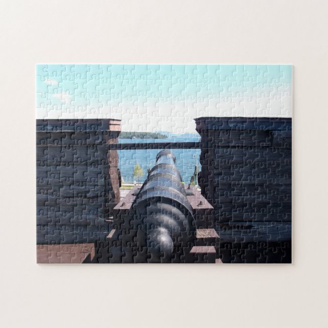 Puzzle Mirando hacia abajo el barril (Horizontal)