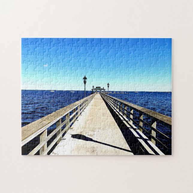 Puzzle Mirando hacia abajo el muelle (Horizontal)
