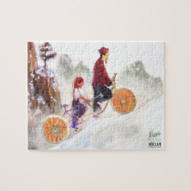 Puzzle Miriam - tandem cycle with Liu Xiang (Horizontal)