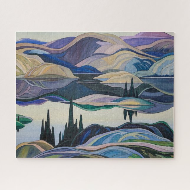 Puzzle Mirror Lake | Franklin Carmichael | (Horizontal)
