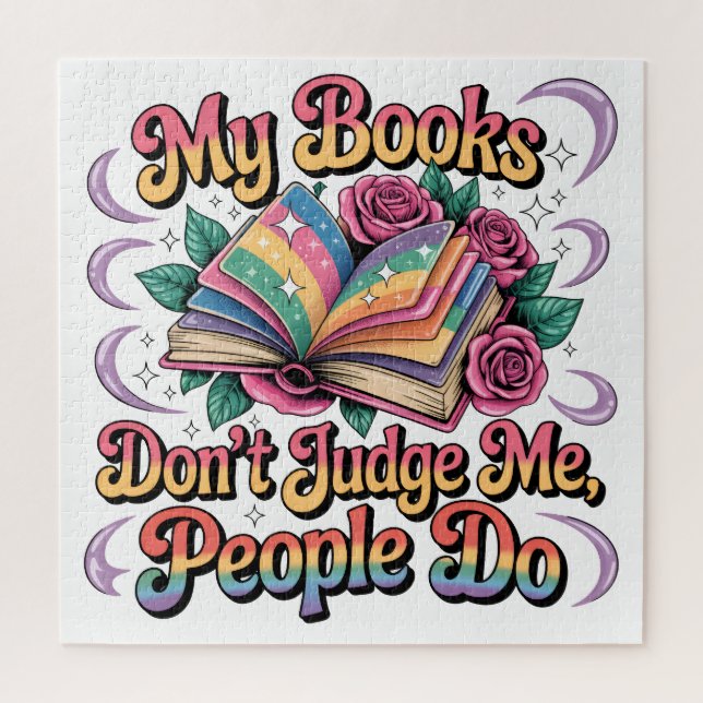 Puzzle Mis Libros No Me Juzgan... (Vertical)