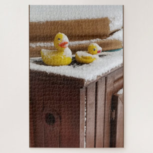 Puzzle Mis patitos de goma congelados