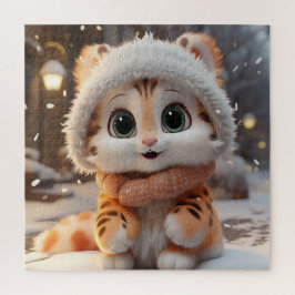 Puzzle Misha - Un flamante leopardo de las nieves