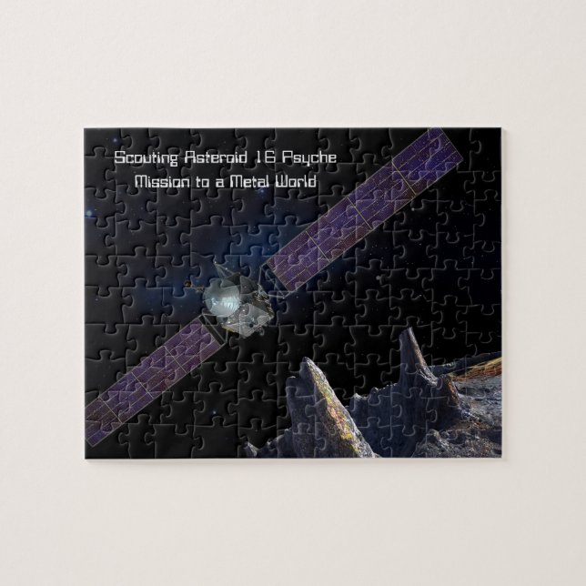 Puzzle Misión de exploración al asteroide 16 Psyche (Horizontal)