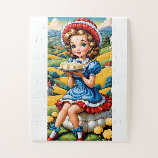 Puzzle Miss Muffett (Vertical)